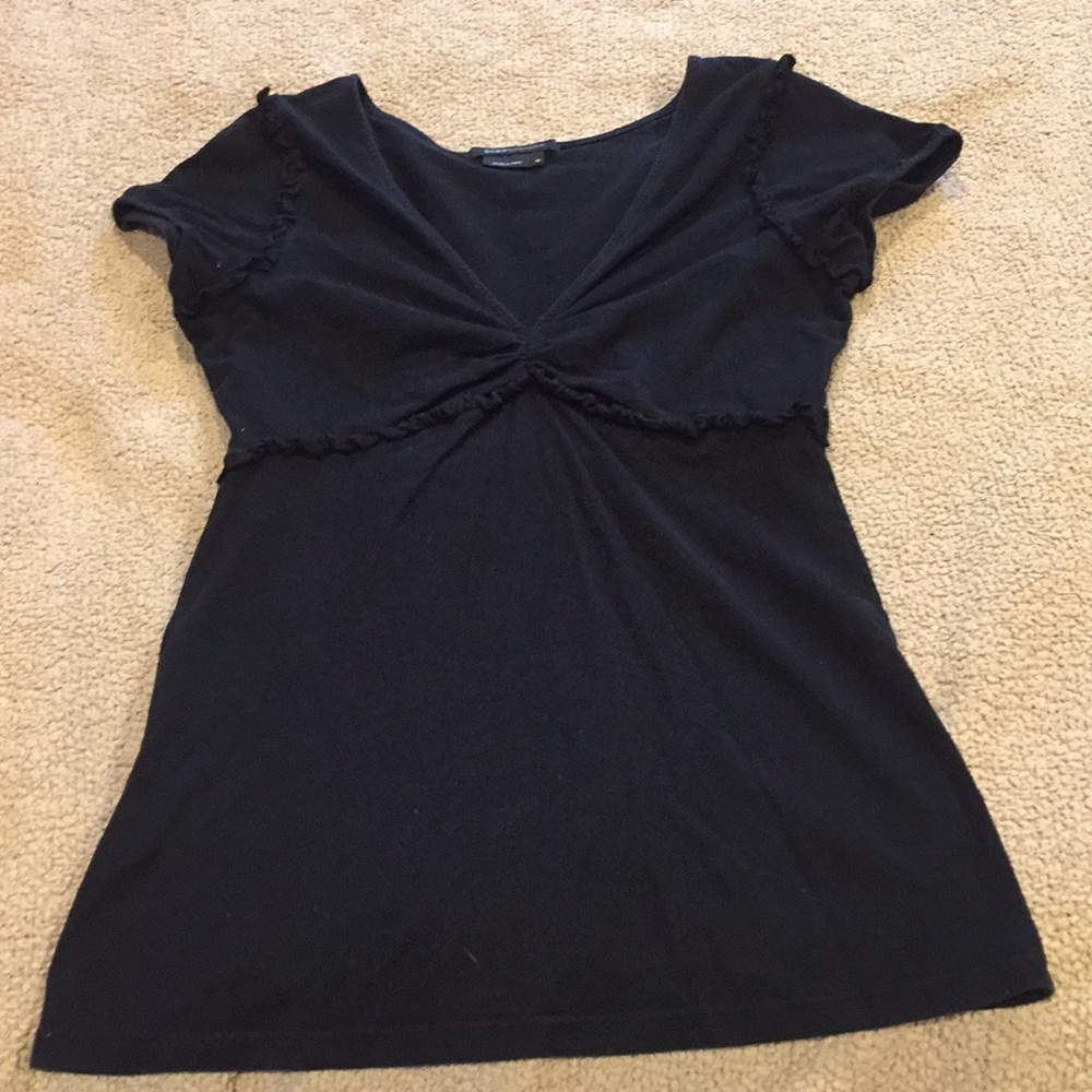 Bcbg black dress cotton shirt